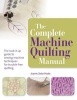 The Complete Machine Quilting Manual (Paperback) - Joanie Zeier Poole Photo