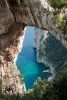 A Natural Stone Arch with a Sea View in Capri Italy Journal - 150 Page Lined Notebook/Diary (Paperback) - Cs Creations Photo