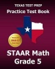 Texas Test Prep Practice Test Book Staar Math Grade 5 - Includes Three Complete Mathematics Practice Tests (Paperback) - Test Master Press Texas Photo