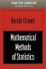 Mathematical Methods of Statistics (Paperback, Revised) - Harald Cramer Photo