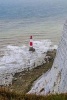 Beachy Head, England Chalk Cliffs and Lighthouse - Blank 150 Page Lined Journal for Your Thoughts, Ideas, and Inspiration (Paperback) - Unique Journal Photo