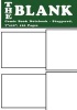 Blank  Notebook - Staggered, 7x10, 120pages - Drawing (Paperback) - Comic Book Photo