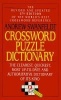 Crossword Puzzle Dictionary (Paperback, 4th edition) - Andrew Swanfeldt Photo