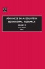 Advances in Accounting Behavioral Research (Hardcover, New) - Vicky Arnold Photo