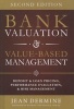 Bank Valuation and Value Based Management: Deposit and Loan Pricing, Performance Evaluation, and Risk (Hardcover, 2nd Revised edition) - Jean Dermine Photo