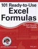 101 Ready-to-Use Excel Formulas (Paperback) - Michael Alexander Photo