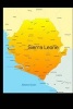 Map of Sierra Leone Journal - 150 Page Lined Notebook/Diary (Paperback) - Cool Image Photo