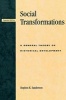 Social Transformations - A General Theory of Historical Development (Paperback, Expanded) - Stephen K Sanderson Photo