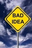 The Bad Idea Journal - 150 Page Lined Notebook/Diary (Paperback) - Cool Image Photo