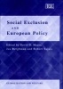 Social Exclusion and European Policy (Hardcover) - David G Mayes Photo