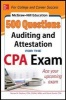 Mcgraw-Hill Education 500 Auditing and Attestation Questions for the CPA Exam (Paperback) - Frimette Kass Shraibman Photo