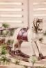 Vintage Wooden Rocking Horse Journal - 150 Page Lined Notebook/Diary (Paperback) - Cs Creations Photo