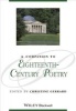 A Companion to Eighteenth-Century Poetry (Paperback) - Christine Gerrard Photo