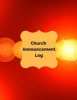 Church Announcement Log (Paperback) - Inspirational Logs Photo