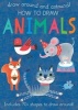 How to Draw Animals - Includes 70+ Shapes to Draw Around! (Hardcover) - Elizabeth Golding Photo