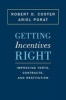 Getting Incentives Right - Improving Torts, Contracts, and Restitution (Hardcover) - Robert D Cooter Photo