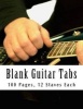 Blank Guitar Tabs - 12 Staves, 100 Pages (Paperback) - One Jacked Monkey Publications Photo