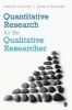 Quantitative Research for the Qualitative Researcher (Paperback, New) - Laura M ODwyer Photo