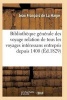 Bibliotheque Generale Des Voyages Interessans Entrepris Depuis 1400 Jusqu'a Nos Jours T09 (French, Paperback) - De La Harpe J Photo