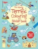 The Usborne Terrific Colouring and Sticker Book (Paperback, New edition) - Sam Taplin Photo