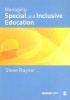 Managing Special and Inclusive Education (Paperback) - Stephen Rayner Photo