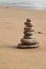 Zen Rock Cairn on the Beach in Hawaii Journal - Take Notes, Write Down Memories in This 150 Page Lined Journal (Paperback) - Pen2 Paper Photo