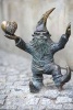 Bronze Dwarf Statue in Wroclaw Poland Journal - 150 Page Lined Notebook/Diary (Paperback) - Cs Creations Photo