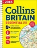 2016 Collins Essential Road Atlas Britain (Spiral bound, New edition) - Collins Maps Photo