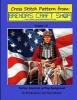 Native American W/Flag Background - Cross Stitch Pattern from Brenda's Craft Shop (Paperback) - Brenda Gerace Photo