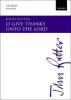 O Give Thanks Unto the Lord - Vocal Score (Staple bound) - John Rutter Photo