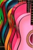 Colorful Acoustic Guitars Journal - 150 Page Lined Notebook/Diary (Paperback) - Cs Creations Photo