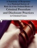 A Summary of Responses to a National Survey of Rule 16 of the Federal Rules of Criminal Procedure and Disclosure Practices in Criminal Cases (Paperback) - Federal Judicial Center Photo