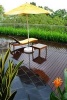 Patio Garden After the Rain Journal - 150 Page Lined Notebook/Diary (Paperback) - Cool Image Photo