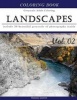 Landscapes Art - Gray Scale Photo Adult Coloring Book, Mind Relaxation Stress Relief Coloring Book Vol2: Series of Coloring Book for Adults and Grown Up, 8.5" X 11" (21.59 X 27.94 CM) (Paperback) - Banana Leaves Photo