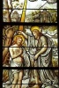 Beautiful Stained Glass of Jesus Christ in Yellow - Blank 150 Page Lined Journal for Your Thoughts, Ideas, and Inspiration (Paperback) - Unique Journal Photo