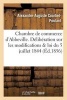 Chambre de Commerce D'Abbeville. Deliberation Sur Les Modifications Dans La Loi Du 5 Juillet 1844 (French, Paperback) - Courbet Poulard Photo