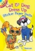 Cat & Dog Dress Up Sticker Paper Dolls (Paperback) - L Hoerner Photo