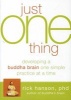 Just One Thing - Developing a Buddha Brain One Simple Practice at a Time (Paperback) - Rick Hanson Photo