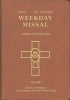 St. Joseph Weekday Missal (Vol. I/Advent to Pentecost) (Paperback) - Catholic Book Publishing Co Photo