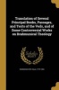 Translation of Several Principal Books, Passages, and Texts of the Veds, and of Some Controversial Works on Brahmunical Theology (Paperback) - Raja 1772 1833 Rammohun Roy Photo