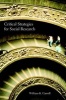 Critical Strategies for Social Research (Paperback) - William K Carroll Photo