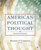 American Political Thought (Paperback, 7th Revised edition) - Michael S Cummings Photo