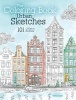 The Coloring Book of Urban Sketches - 101 Cities and Scenes (Paperback) - Kristy Conlin Photo