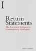 Return Statements - The Return of Religion in Contemporary Philosophy (Paperback) - Gregg Lambert Photo