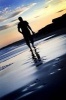 An Evening Walk on the Beach Journal - 150 Page Lined Notebook/Diary (Paperback) - Cool Image Photo