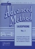 Rubank Advanced Method: Saxophone, Vol. I (Staple bound) - H Voxman Photo