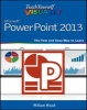 Teach Yourself Visually PowerPoint 2013 (Paperback) - William Wood Photo