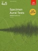 Specimen Aural Tests, Grades 4 & 5 - from 2011 (Staple bound, New edition) -  Photo