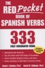 The Red Pocket Book of Spanish Verbs - 333 Fully Conjugated Verbs (Paperback, New) - Ronni L Gordon Photo