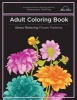 Adult Coloring Book - Stress Relieving Flower Patterns (Paperback) - Blue Star Coloring Photo